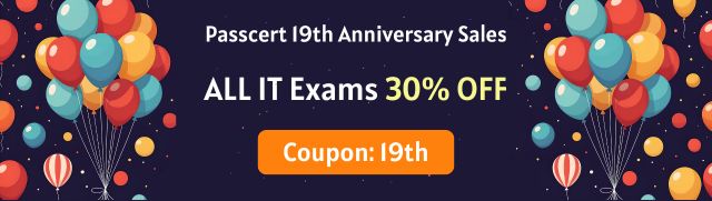 Passcert 19th Anniversary Sales